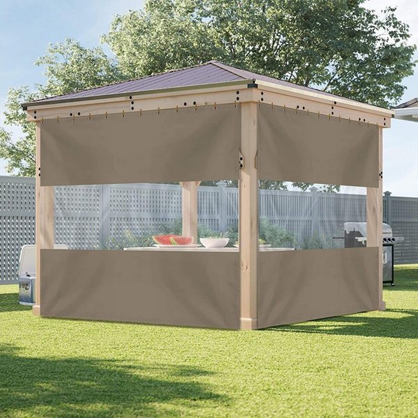 Covers & All Tarp, Clear, Vinyl ClearPanel-M-Beige-12